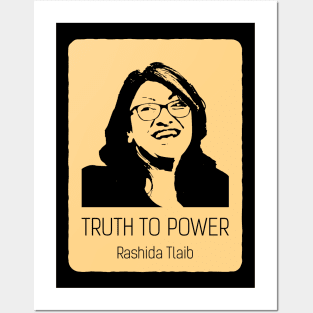 Truth To Power Squad Rashida Tlaib Posters and Art